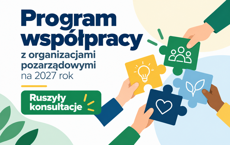 Zdjęcie: Konsultacje Rocznego programu współpracy Gminy Miastko z organizacjami pozarządowymi  na rok 2027.