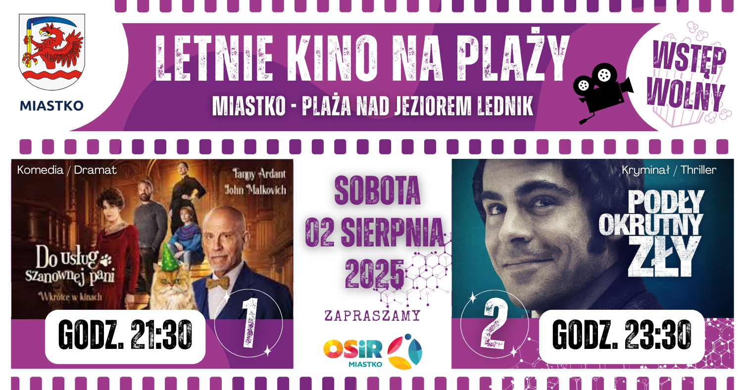 Zdjęcie: Letnie Kino na Plaży. Wieczór filmowy nad Lednikiem