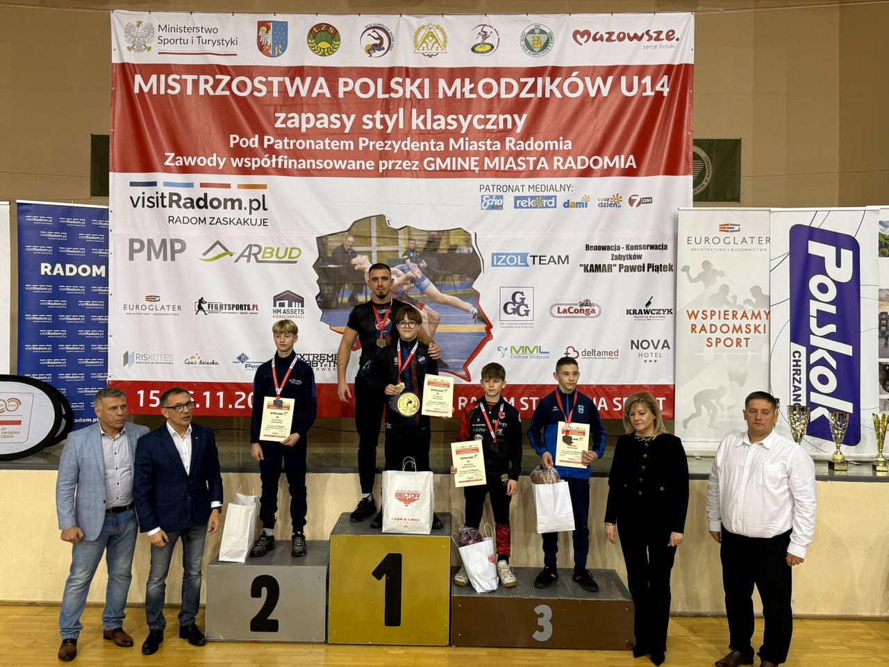 Zdjęcie: Kacper Bielewicz i Leon Brodziński brązowymi medalistami Mistrzostw Polski U-14