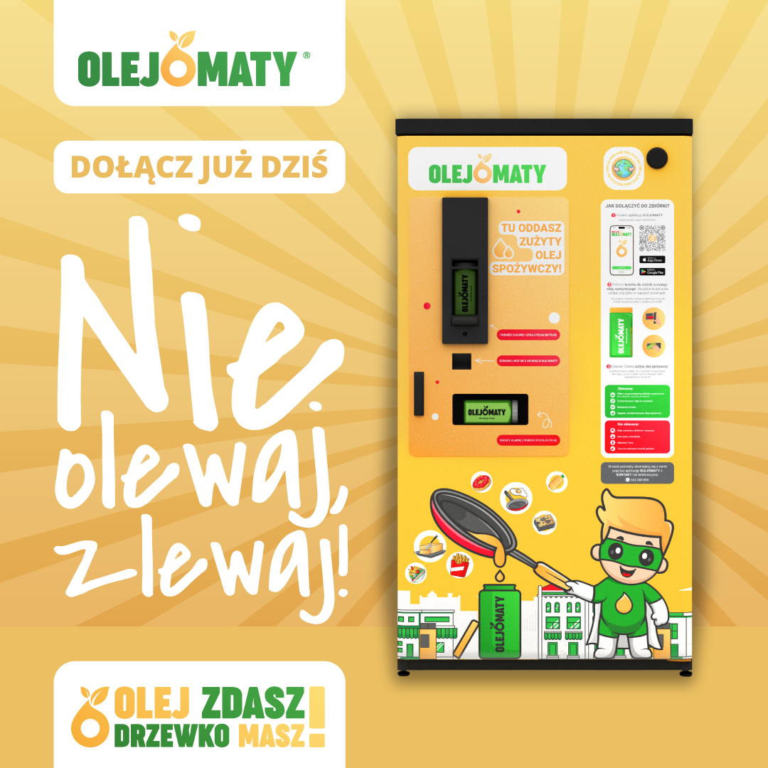 Zdjęcie: GMINA MIASTKO DOŁĄCZA DO OGÓLNOPOLSKIEJ ZBIÓRKI ZUŻYTEGO OLEJU SPOŻYWCZEGO (UCO).