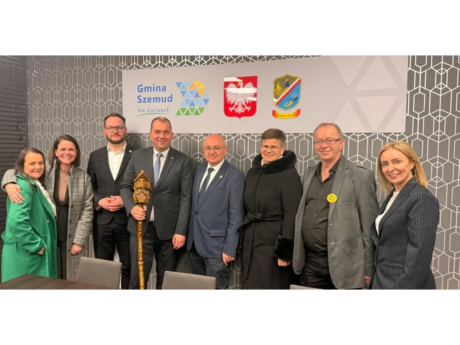 Zdjęcie: 31 Marca przedstawiciele samorządu Gminy Miastko oraz zarząd Zrzeszenia Kaszubsko-Pomorskiego Oddział w Miastku udali się z wizytą roboczą do Gminy Szemud