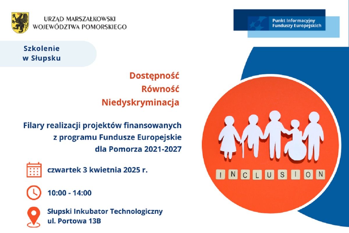 Zdjęcie: Dostępność. Równość. Niedyskryminacja.