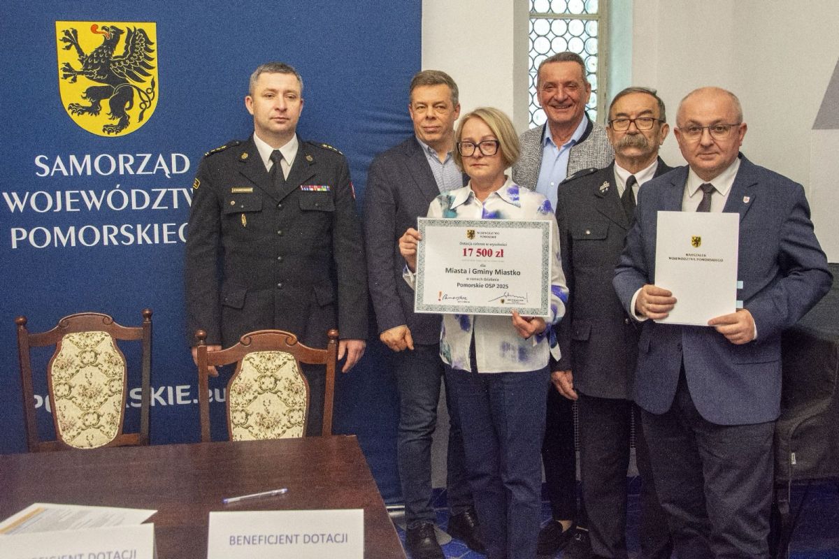 Zdjęcie: Dotacja dla miasteckich OSP