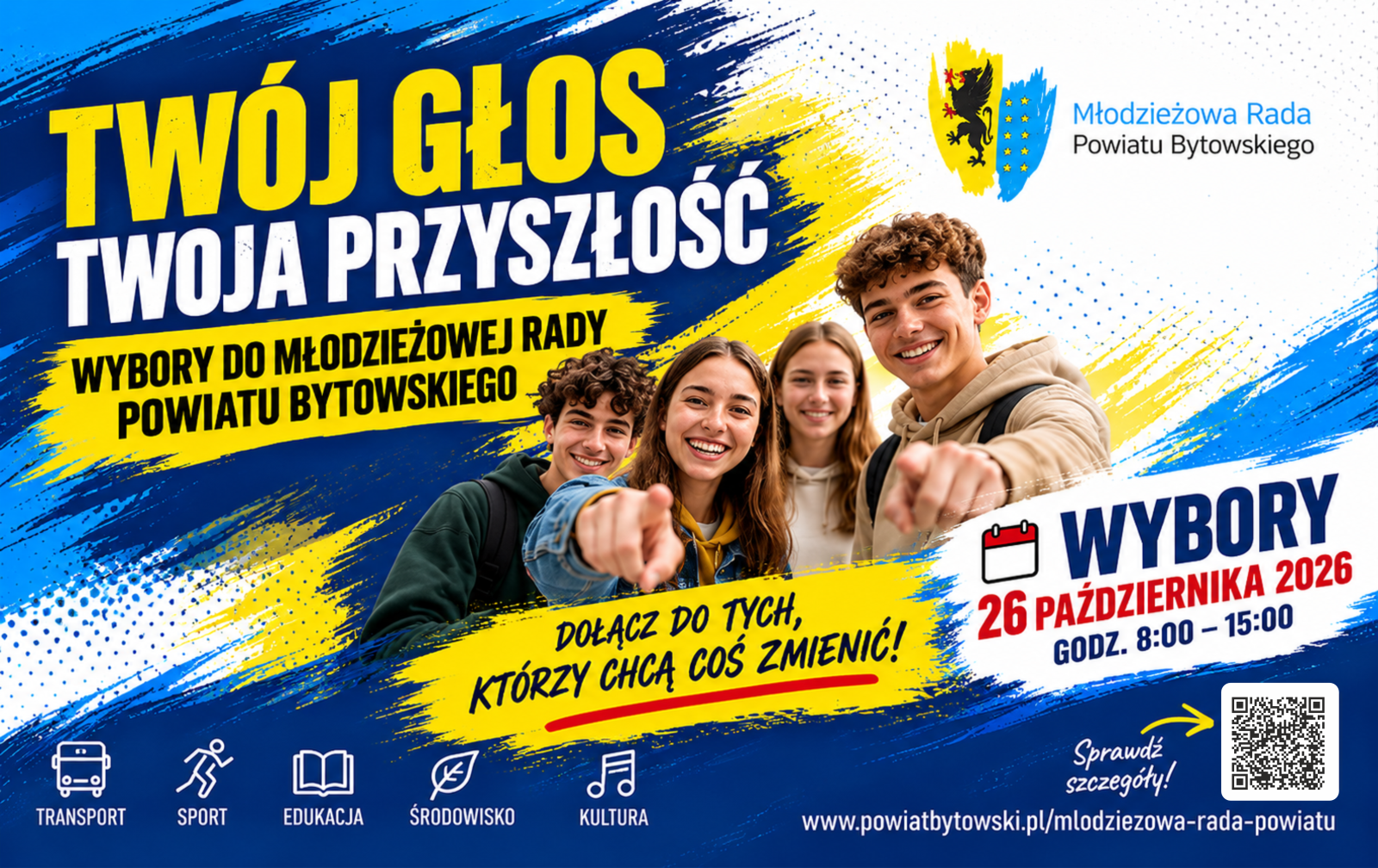 Zdjęcie: TWÓJ GŁOS, TWOJA PRZYSZŁOŚĆ! WYBORY CORAZ BLIŻEJ