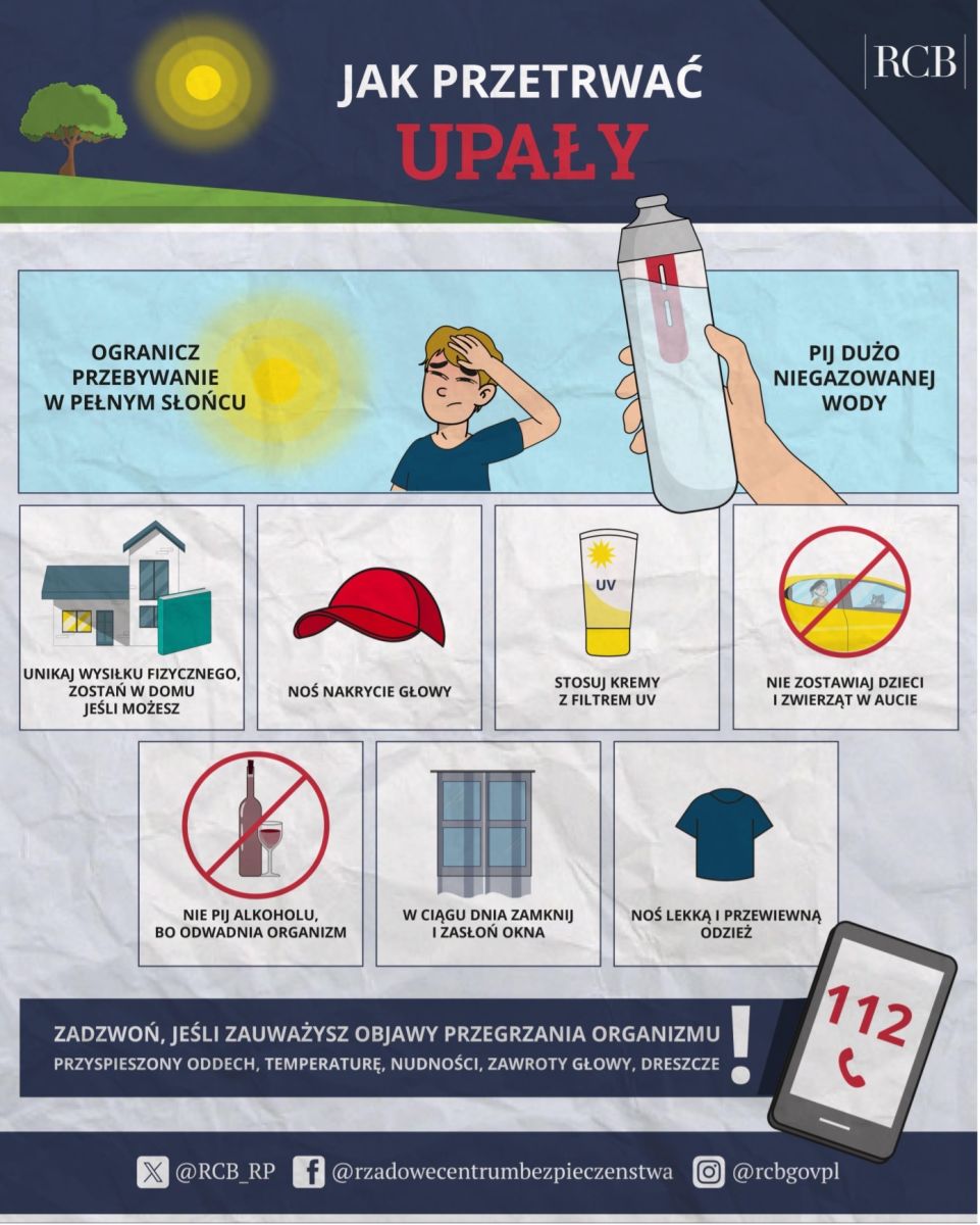 Zdjęcie: UWAGA NA UPAŁY
