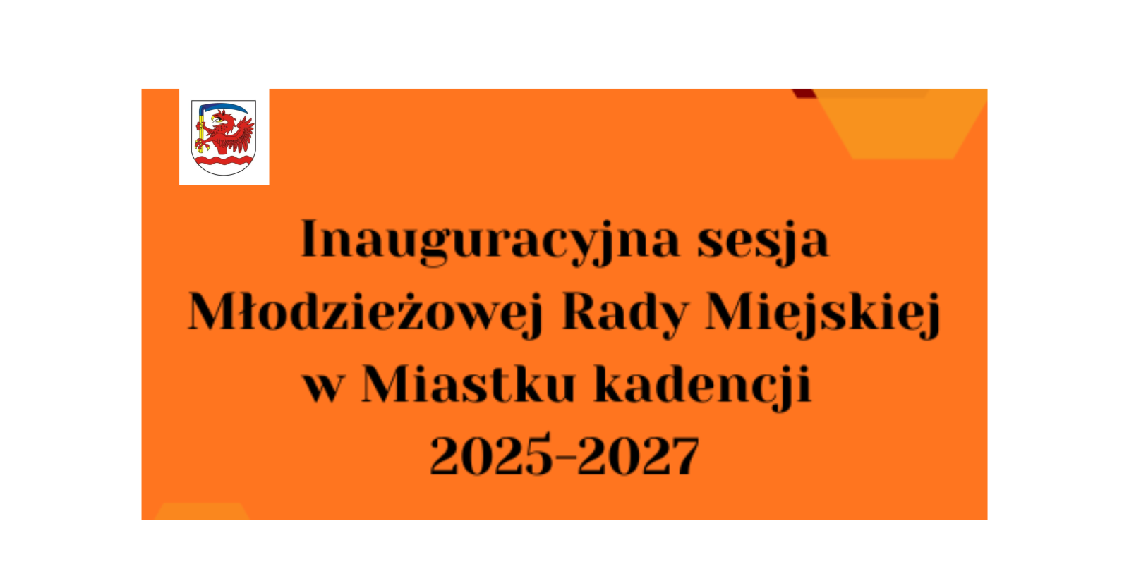 Zdjęcie: Pierwsza sesja Młodzieżowej Rady Miejskiej w Miastku