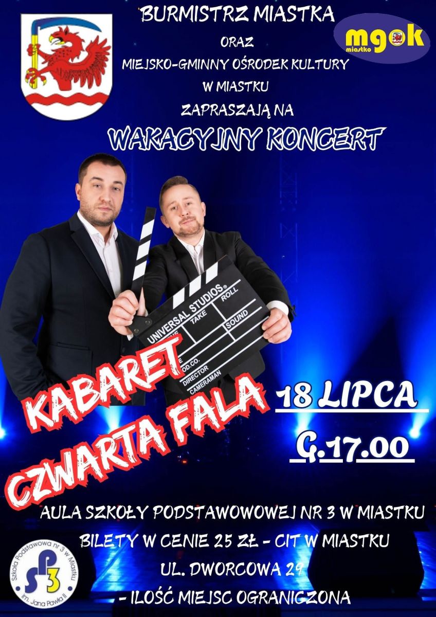 Plakat: Kabaret Czwarta Fala